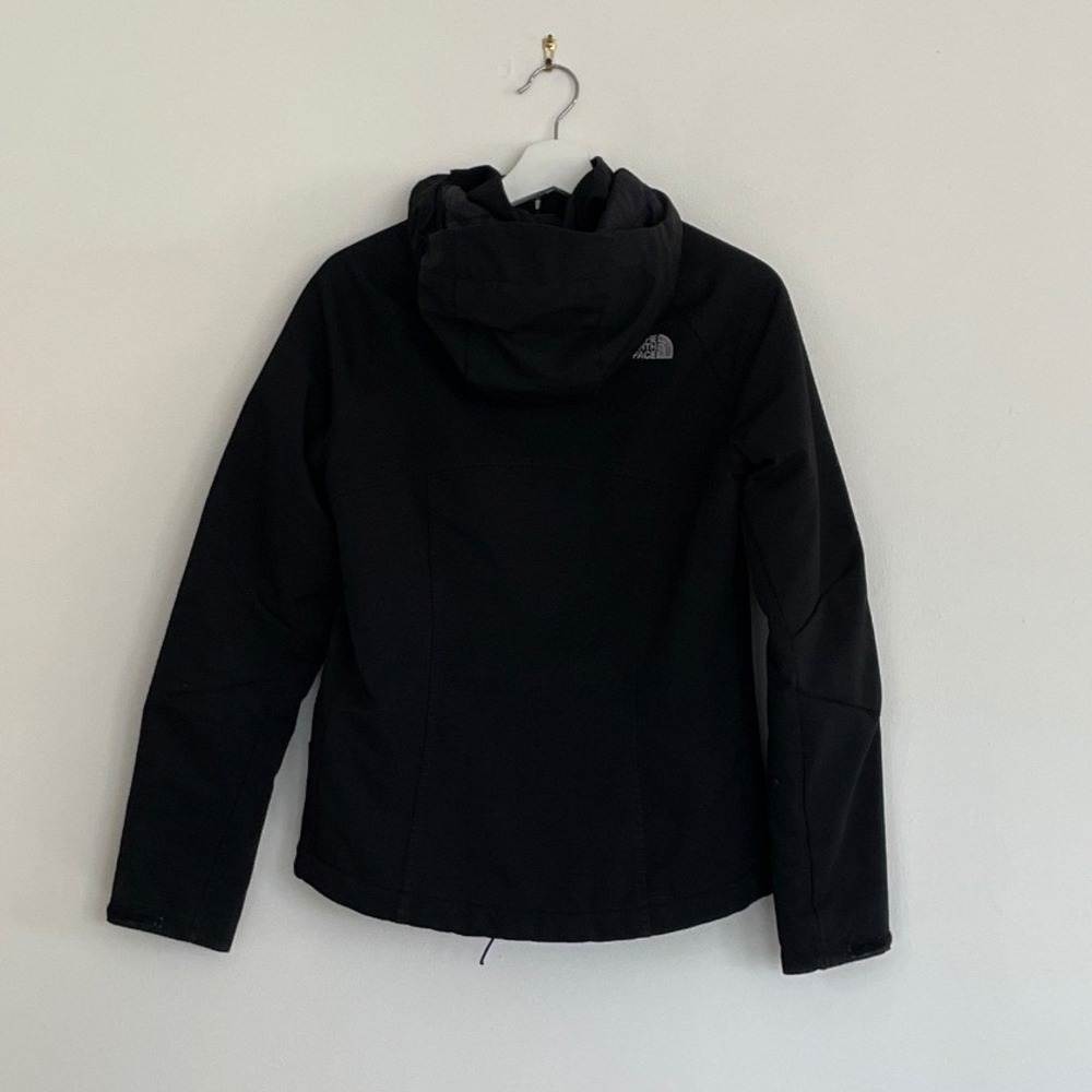 The North Face Womens Small Black PrimaLoft‎ Hooded Softshell Jacket Full Zip - Picture 2 of 11